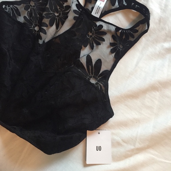 Urban Outfitters Tops - Floral Mesh UO Crop Top